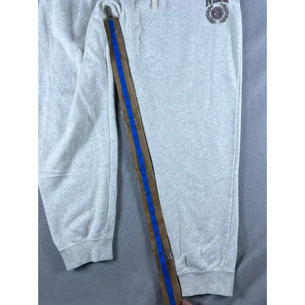 Nike Sweatpants Mens XL Gray Tapered Crest Logo Fleece Cuffed Hem Jogger Pants